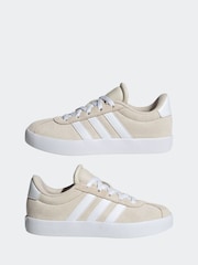 adidas Beige VL Court 3.0 Trainers - Image 5 of 9