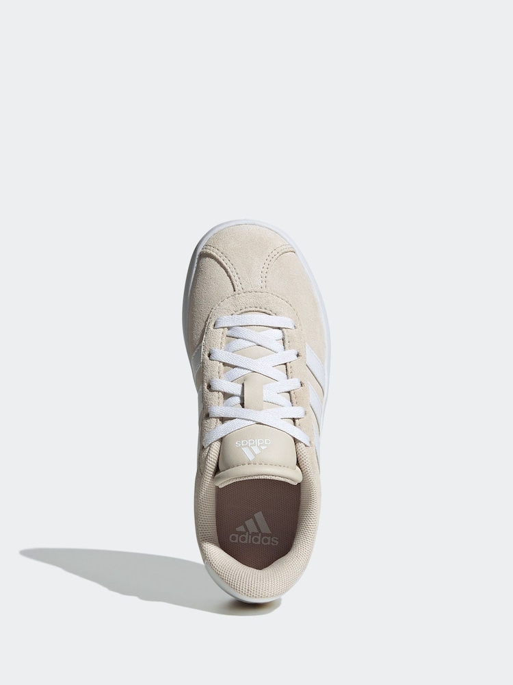 adidas Beige VL Court 3.0 Trainers - Image 6 of 9