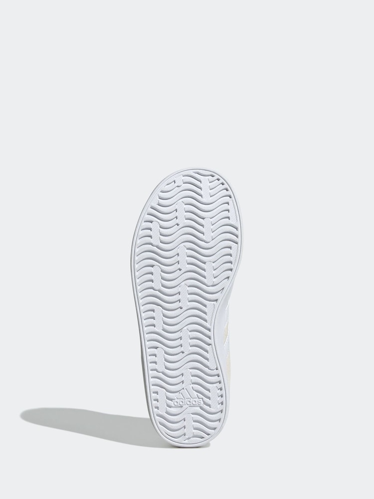 adidas Beige VL Court 3.0 Trainers - Image 7 of 9