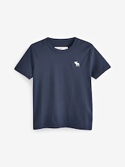 Rdeče-modra - Abercrombie & Fitch majica 3 Paket - Slika 4 iz 7