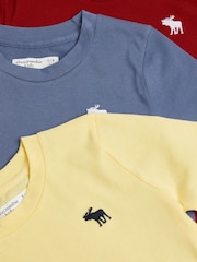 Rdeče-modra - Abercrombie & Fitch majica 3 Paket - Slika 7 iz 7