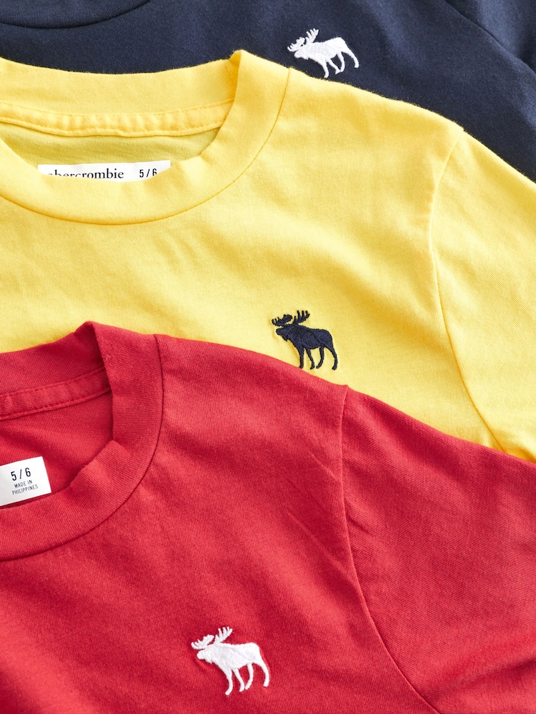 Abercrombie & Fitch – T-Shirt, 3er-Pack - Bild 8 von 8 Abercrombie & Fitch – T-Shirt, 3er-Pack - Bild 8 von 8