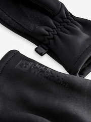 Guantes negros Allrounder de invierno de Jack Wolfskin - Imagen 2 de 3