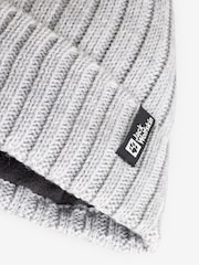 Jack Wolfskin Grey Rib Knit Beanie - Image 2 of 4