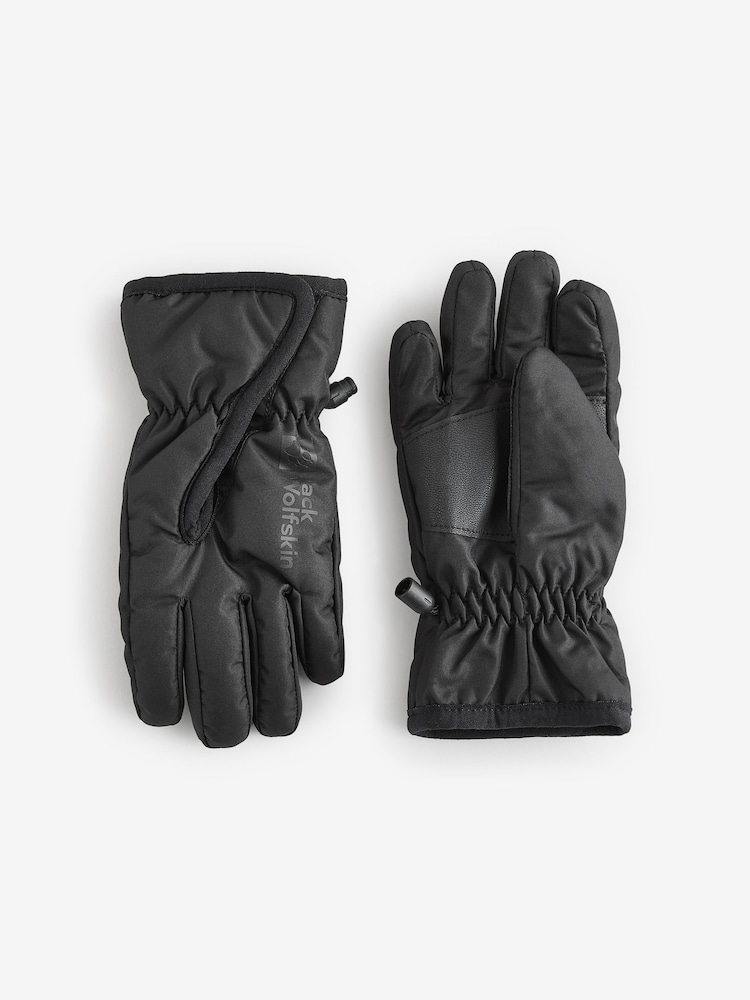 Jack Wolfskin Kids Easy Entry Black Gloves - Image 1 of 1