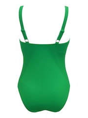 Pour Moi Green Cali Recycled Ring Underwired Tummy Control Swimsuit - Image 5 of 5