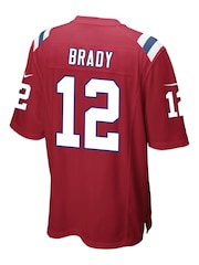 Nike Red NFL New England Patriots Alternate Game Jersey - Tom Brady Youth - Image 2 of 2