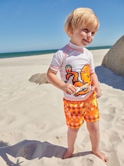 Orange Octopus Sunsafe Top and Shorts Set (3mths-7yrs) - Image 1 of 4