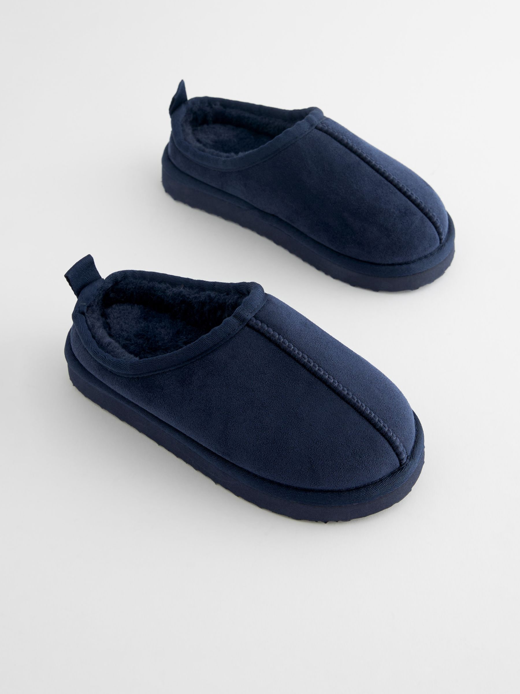 Navy blue mules best sale