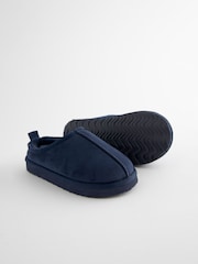 Navy Blue Cosy Mules Slippers - Image 3 of 5