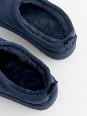 Navy Blue Cosy Mules Slippers - Image 5 of 5
