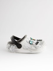White Grey Star Wars Marble Slipper Clogs - Image 2 of 6