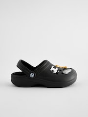 Black Football Slippers Clogs - Image 2 of 6