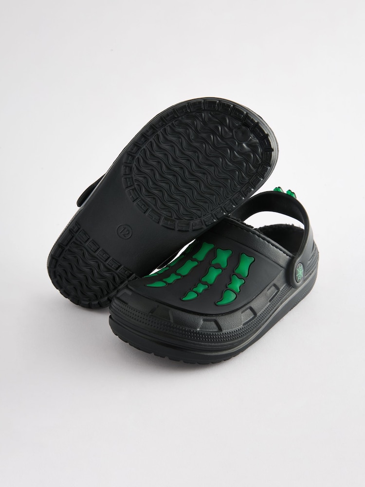 Schwarz/Grün, leuchtet im Dunkeln - Halloween Slipper-Clogs - Bild 5 von 5 Schwarz/Grün, leuchtet im Dunkeln - Halloween Slipper-Clogs - Bild 5 von 5
