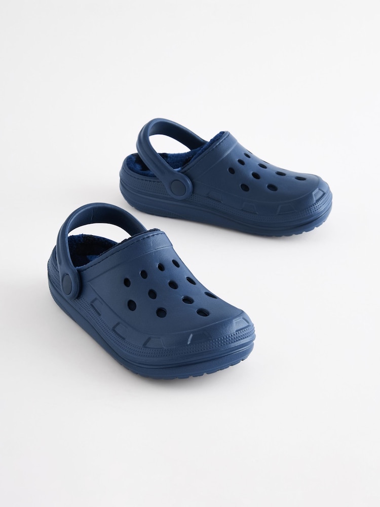 Navy Blue Slippers Clogs - Image 1 of 5