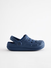 Navy Blue Slippers Clogs - Image 2 of 5