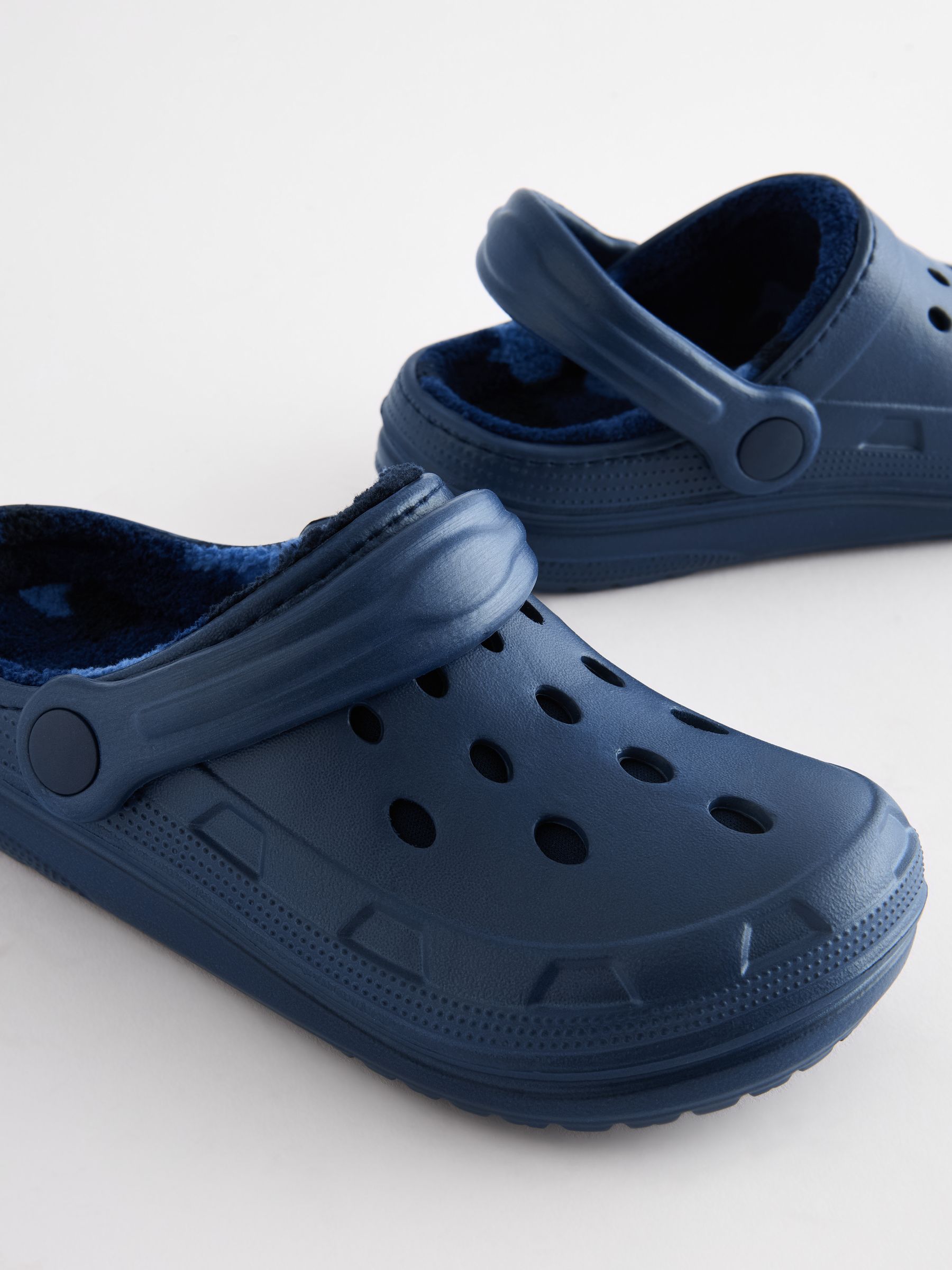 Navy blue clogs clearance
