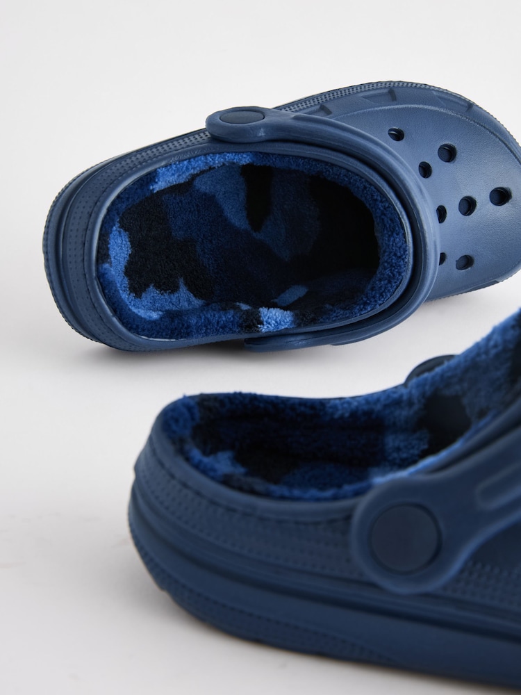 Navy Blue Slippers Clogs - Image 5 of 5