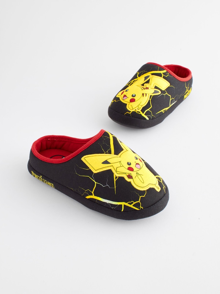 Black Pokemon Mule Slippers - Image 1 of 7