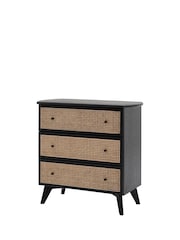 Gallery Home Natural Amber 3 Drawer Chest - Image 7 of 9