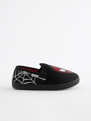 Black Spider-Man Cupsole Slippers - Image 2 of 5