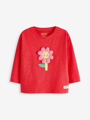 Rainbow 100% Cotton Long Sleeve Tops 4 Pack (3mths-7yrs) - Image 6 of 7