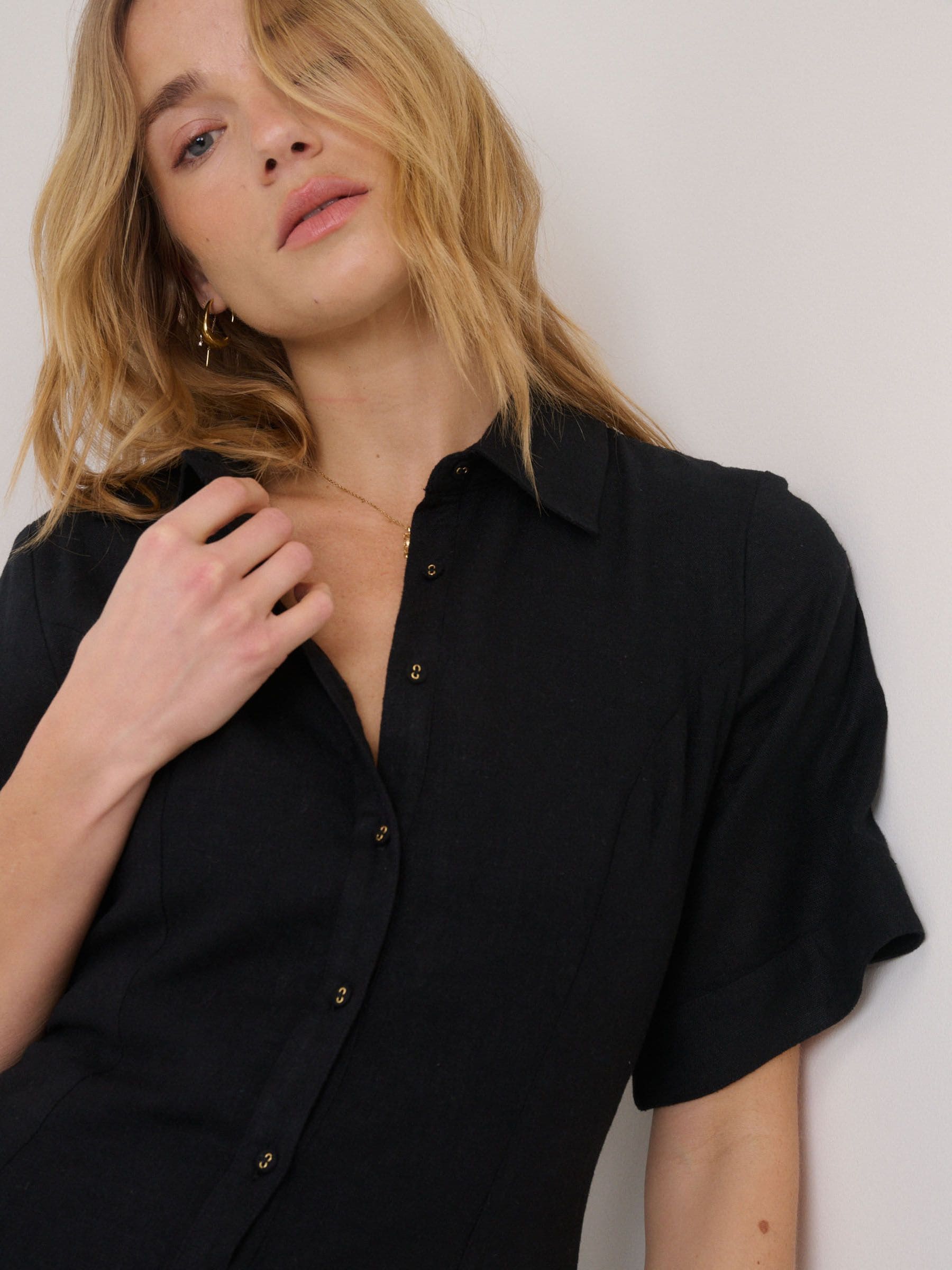 Buy Nobodys Child Black Dillon Shirt Dress from Next USA