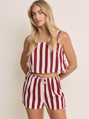 Nobodys Child Red Shannon Shorts - Image 1 of 5