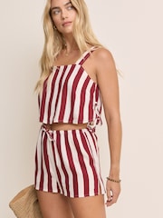Nobodys Child Red Shannon Shorts - Image 3 of 5