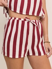 Nobodys Child Red Shannon Shorts - Image 4 of 5