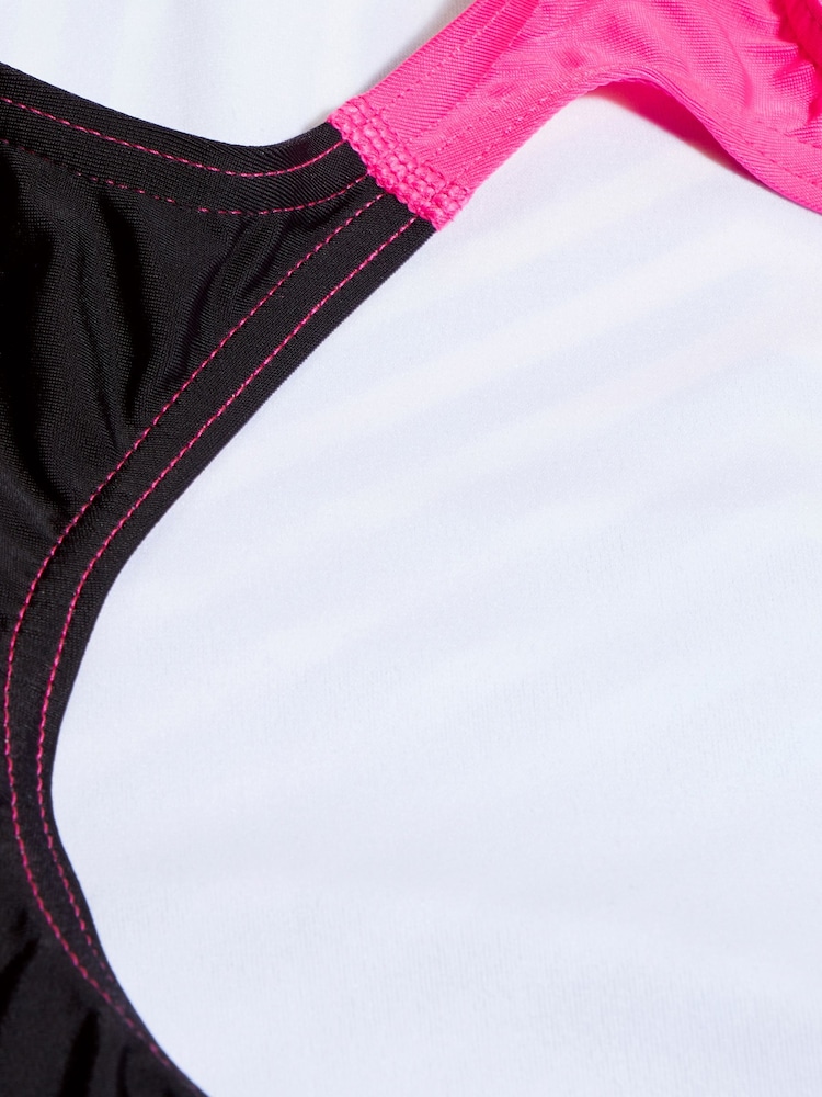 Speedo Black Digital Placement Splashback Girls Swimsuit - Image 4 of 4 Speedo Black Digital Placement Splashback Girls Swimsuit - Image 4 of 4