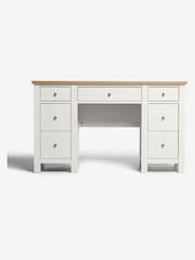Chalk Malvern Paint Effect Storage Console Dressing Table - Image 5 of 9