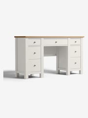 Chalk Malvern Paint Effect Storage Console Dressing Table - Image 6 of 9