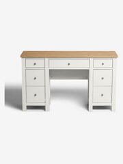 Chalk Malvern Paint Effect Storage Console Dressing Table - Image 8 of 9