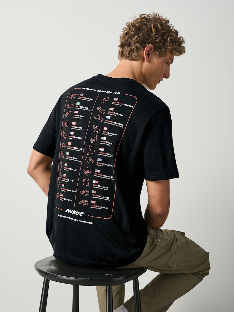 Melns - MotoGP T-krekls - Attēls 1 no 4