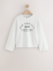 Ecru NYC Graphic Long Sleeve T-Shirt - Image 5 of 7