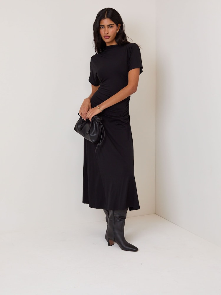 Nobodys Child Black Niamh Midaxi Dress - Image 1 of 5 Nobodys Child Black Niamh Midaxi Dress - Image 1 of 5