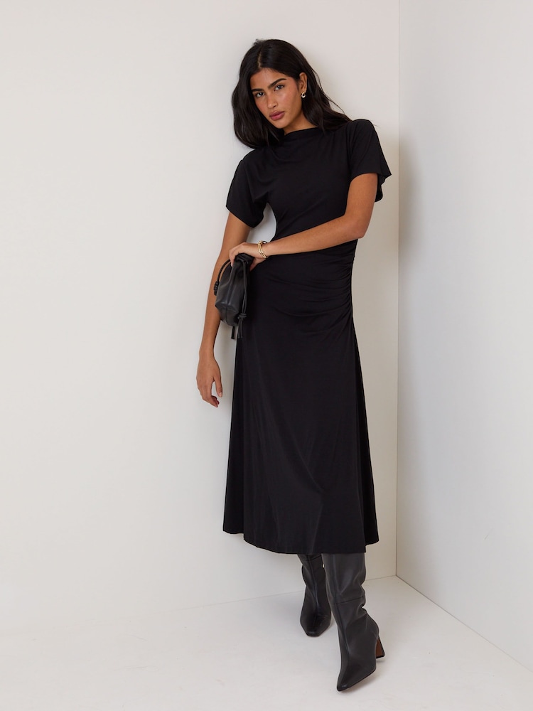 Nobodys Child Black Niamh Midaxi Dress - Image 2 of 5 Nobodys Child Black Niamh Midaxi Dress - Image 2 of 5