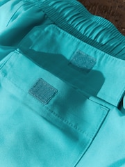 Blue Aqua Palm Logo Essential Swim Shorts - Image 10 of 11