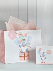Pink Gonk Gift Bag and Card Set - Image 1 of 3