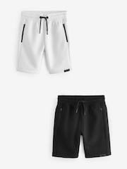 Black/Grey 2 Pack Sports Shorts (4-16yrs) - Image 1 of 5