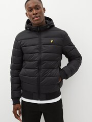 Lyle & Scott Baffle Padded Hooded Jacket - Image 1 of 7