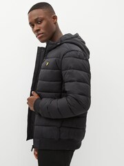 Lyle & Scott Baffle Padded Hooded Jacket - Image 4 of 7