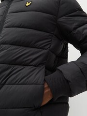 Lyle & Scott Baffle Padded Hooded Jacket - Image 6 of 7