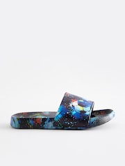 Blue/Black Football Sliders - Image 2 of 6