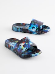 Blue/Black Football Sliders - Image 3 of 6