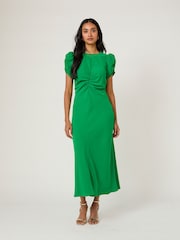 Nobodys Child Green Naomi Midi Dress - Image 1 of 5