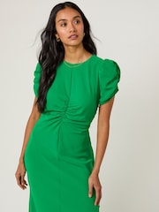 Nobodys Child Green Naomi Midi Dress - Image 4 of 5