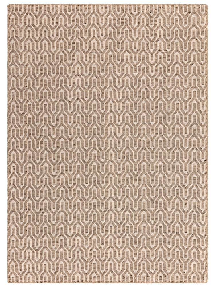 Asiatic Rugs Cream Global Lattice Rug - Image 2 of 6