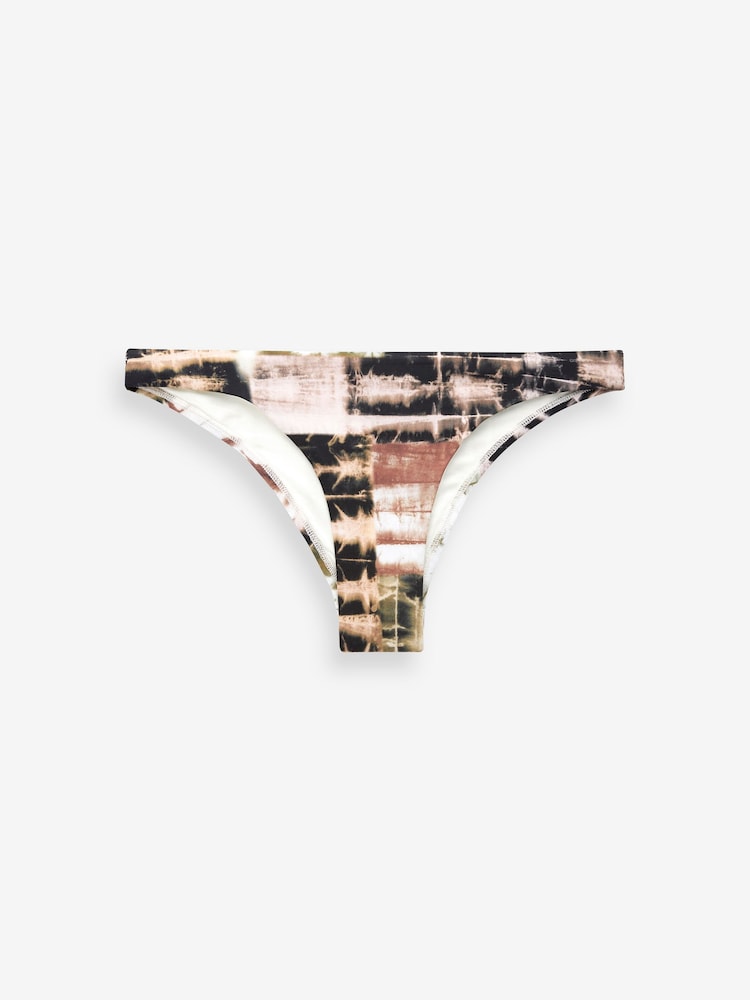 Black/Khaki Green Tiedye Rochelle Humes Bikini Bottoms - Image 3 of 3